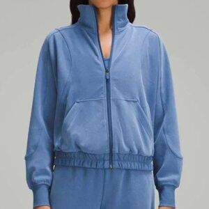 Lululemon Brushed Softstreme Funnel Neck Zip Up